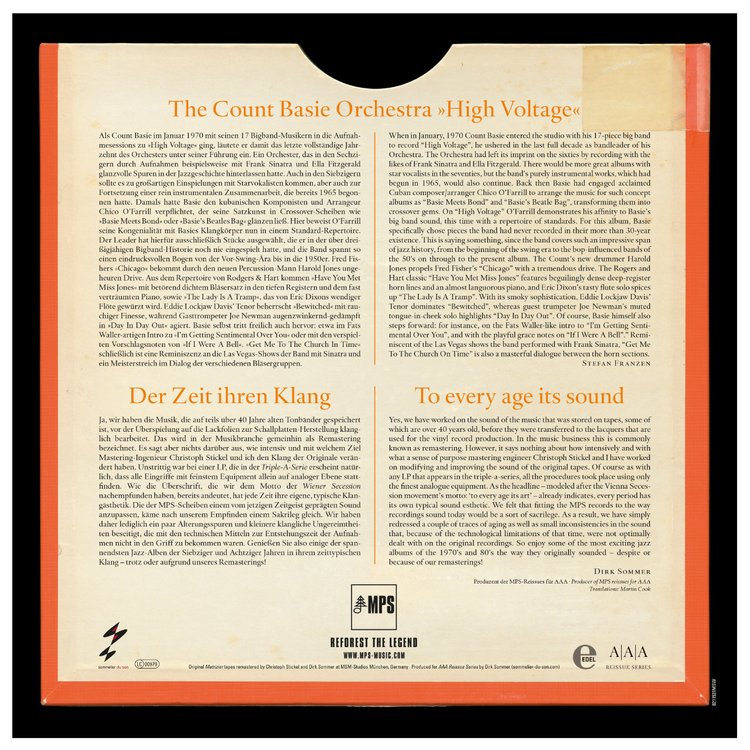 HIGH VOLTAGE by The Count Basie Orchestra