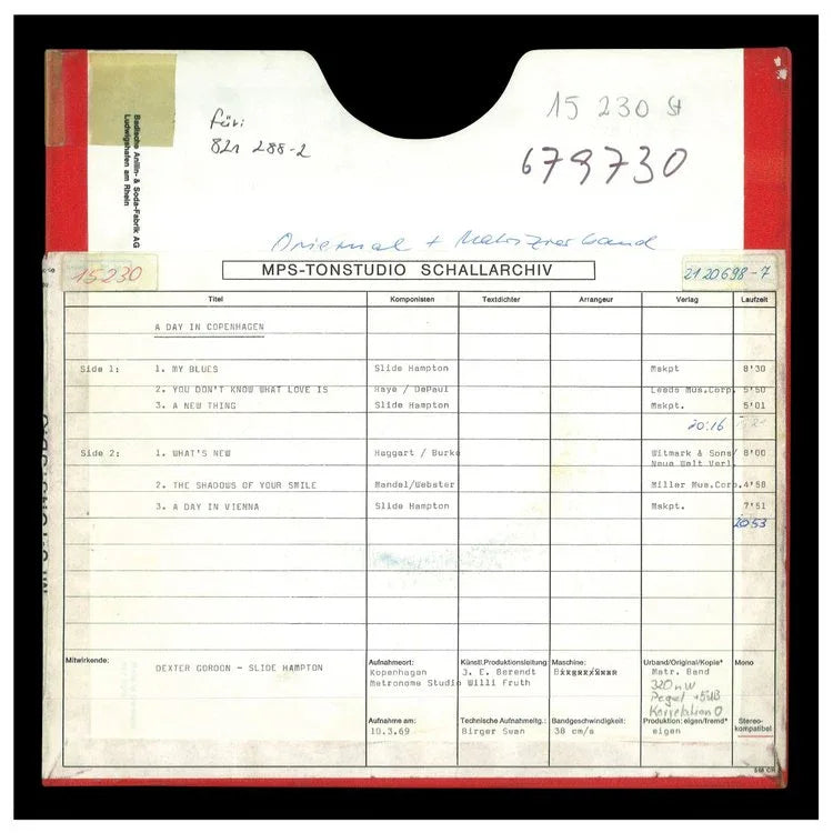 A DAY IN COPENHAGEN by Dexter Gordon - Sallingboe Audio