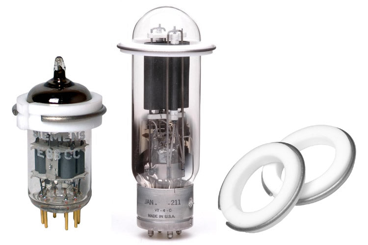 Tube Rings Teflon/Titanium - 38-42 mm, pakke á 2 stk.