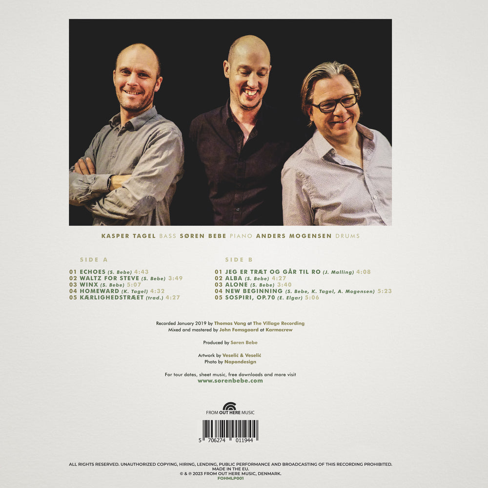 Søren Bebe Trio - Echoes