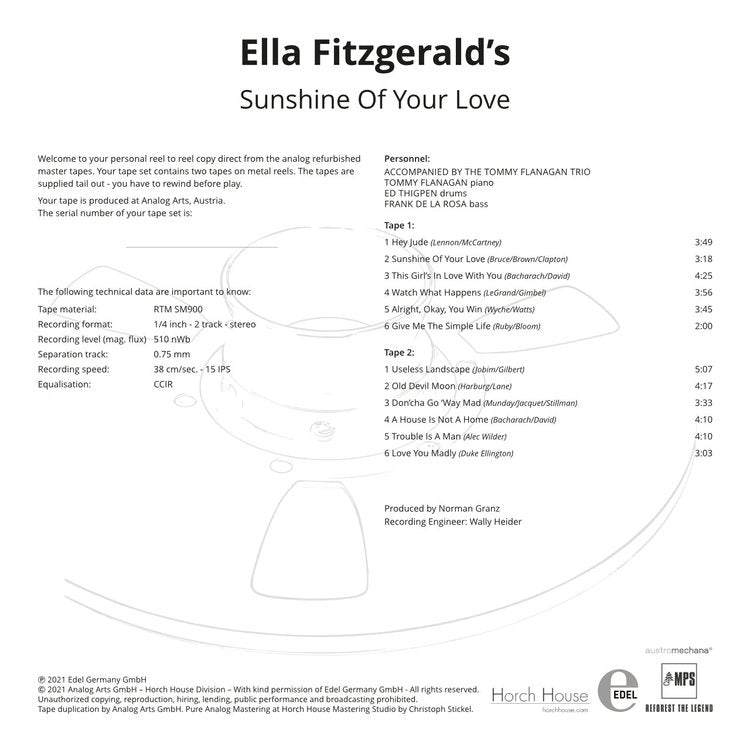 SUNSHINE OF YOUR LOVE by Ella Fitzgerald