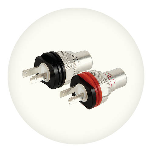 ETI Research FS-08 RCA chassis female - Pure Silver Connector (par)