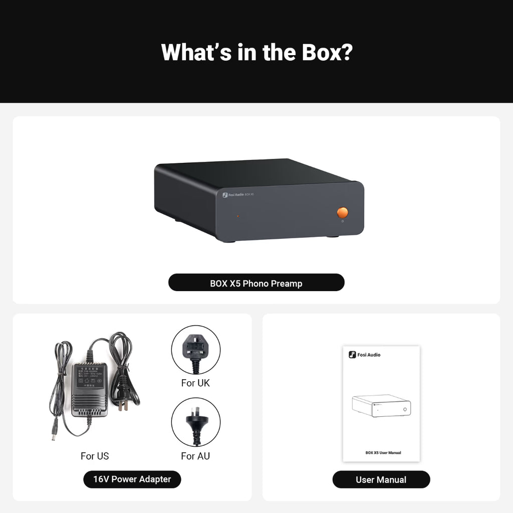 Fosi Audio Box X5 Phonostage / Riaa