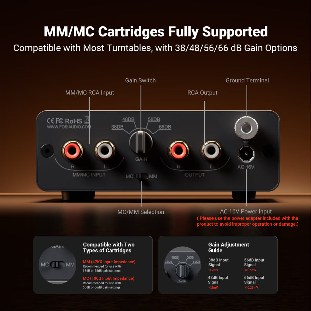 Fosi Audio Box X5 Phonostage / Riaa