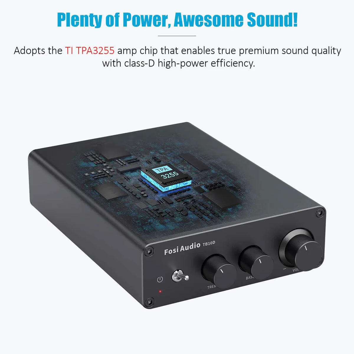 Fosi Audio TB10D Stereo Integreret forstærker