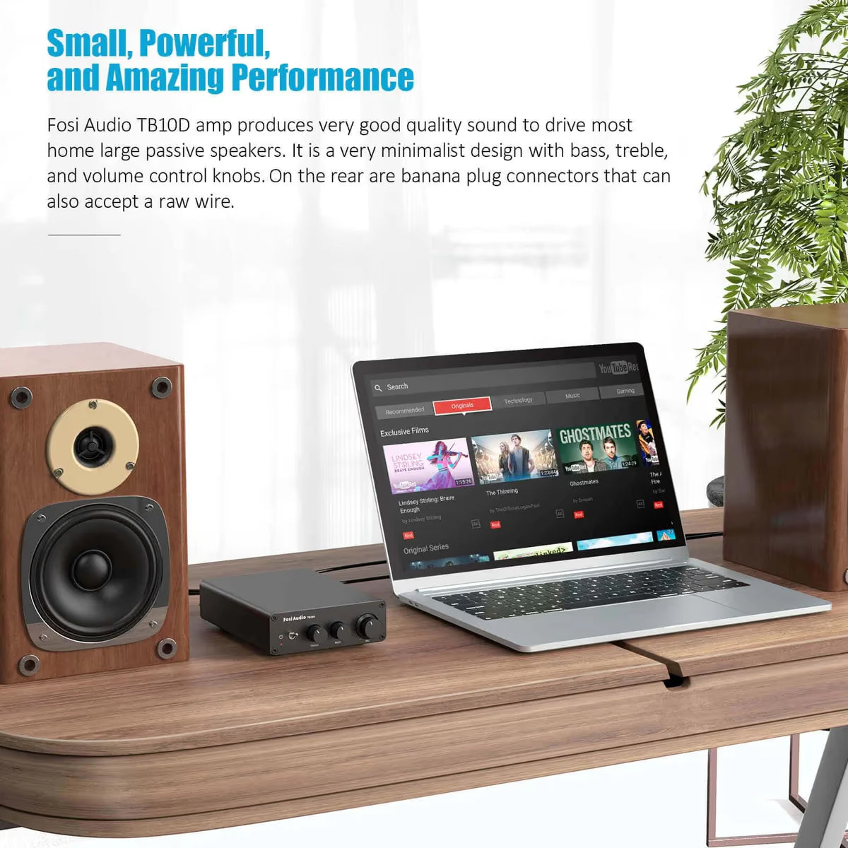 Fosi Audio TB10D Stereo Integreret forstærker