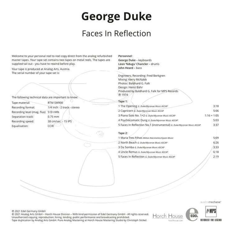 FACES IN REFLECTION by George Duke