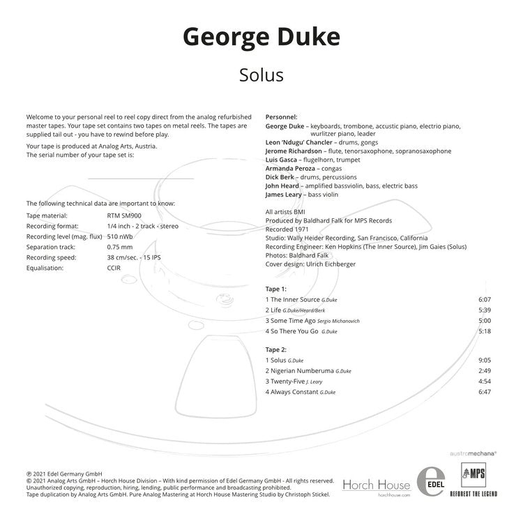 George Duke - Solus