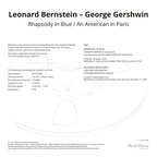 RHAPSODY IN BLUE / AN AMERICAN IN PARIS by Gershwin/Leonhard Bernstein