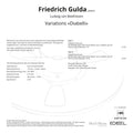 BEETHOVEN – DIABELLI-VARIATIONS