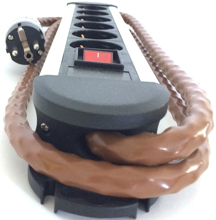 TCI Herald Constrictor 6-stik Strømskinne m/kabel