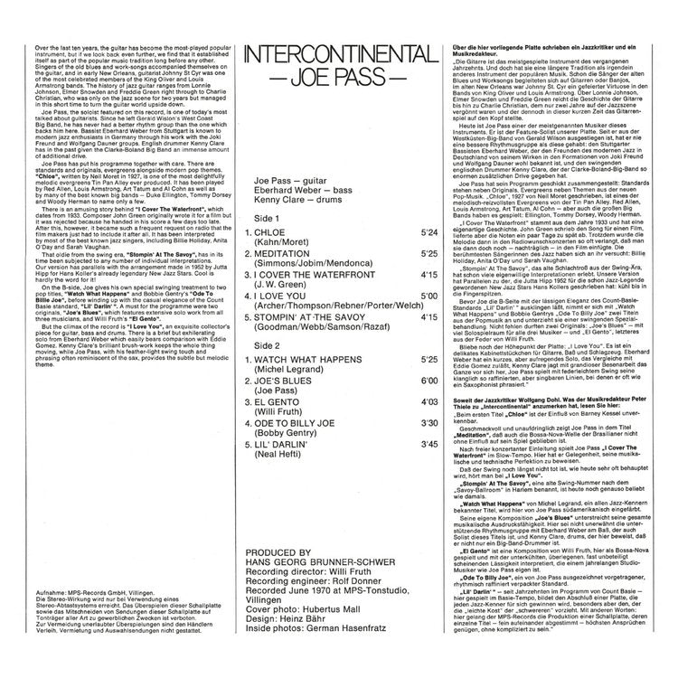 INTERCONTINENTAL by Joe Pass