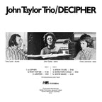 DECIPHER by John Taylor Trio