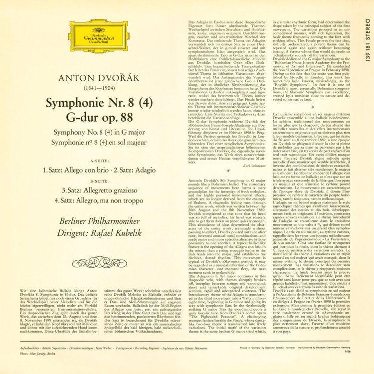 Antonín Dvořák -  Symphony No.8 in G major, Op.88