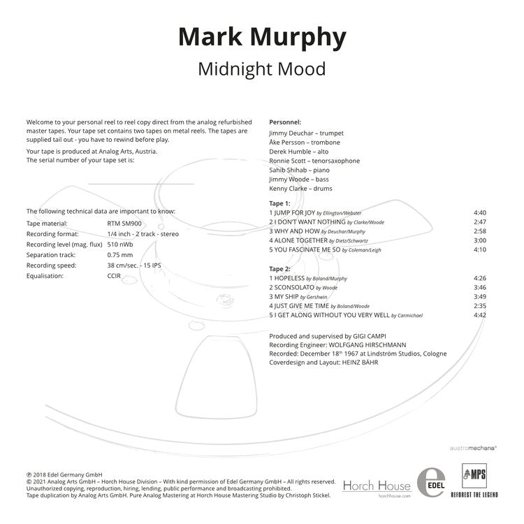 MIDNIGHT MOOD by Mark Murphy