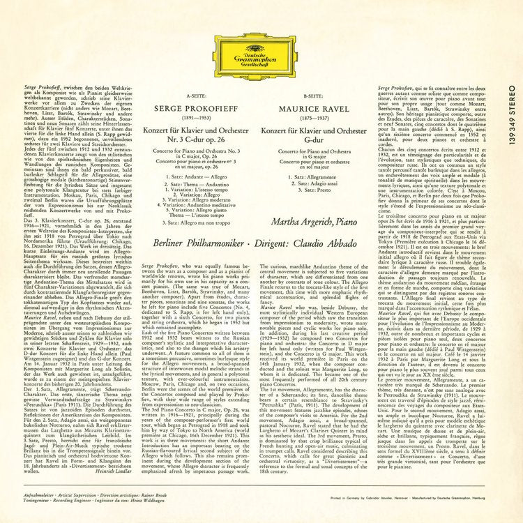 Martha Argerich - Prokofieff / Ravel