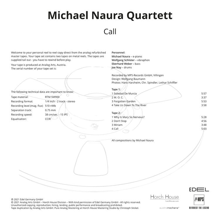 CALL by Michael Naura Quartett