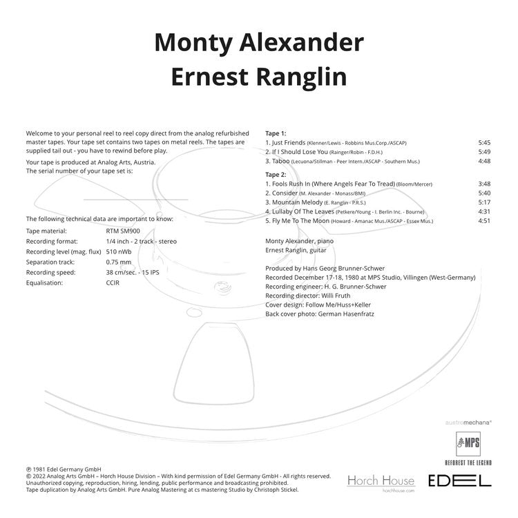 Monty Alexander & Ernest Ranglin - Untitled