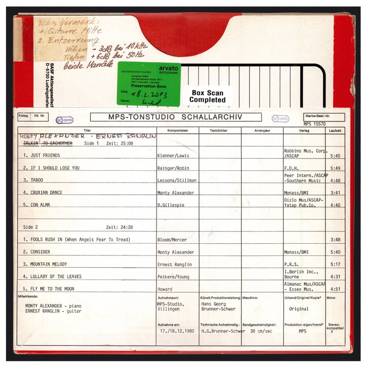 Monty Alexander & Ernest Ranglin - Untitled