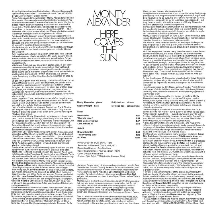 HERE COMES THE SUN by Monty Alexander