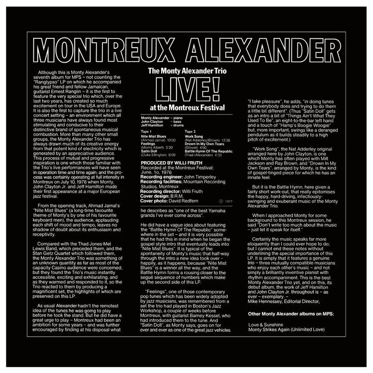 Monty Alexander - LIVE AT THE MONTREUX FESTIVAL