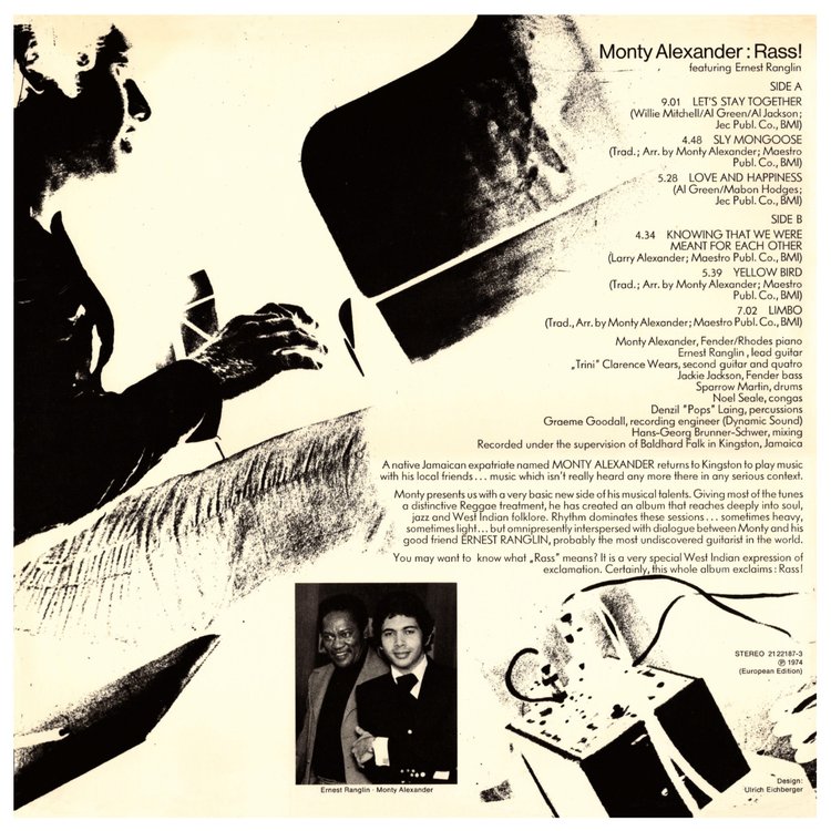 Monty Alexander featuring Ernest Ranglin - Rass!