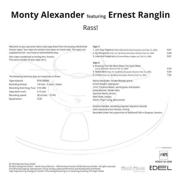Monty Alexander featuring Ernest Ranglin - Rass!