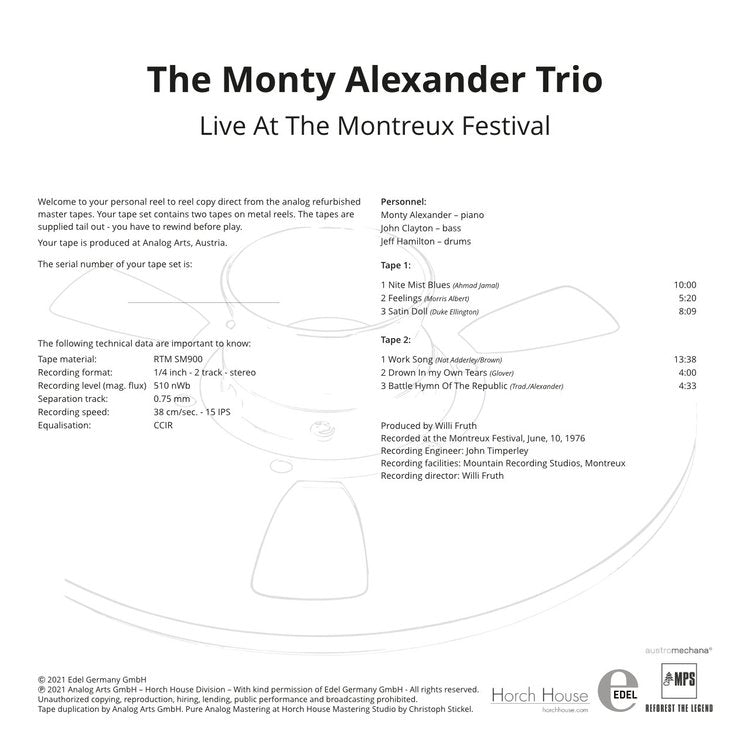 Monty Alexander - LIVE AT THE MONTREUX FESTIVAL