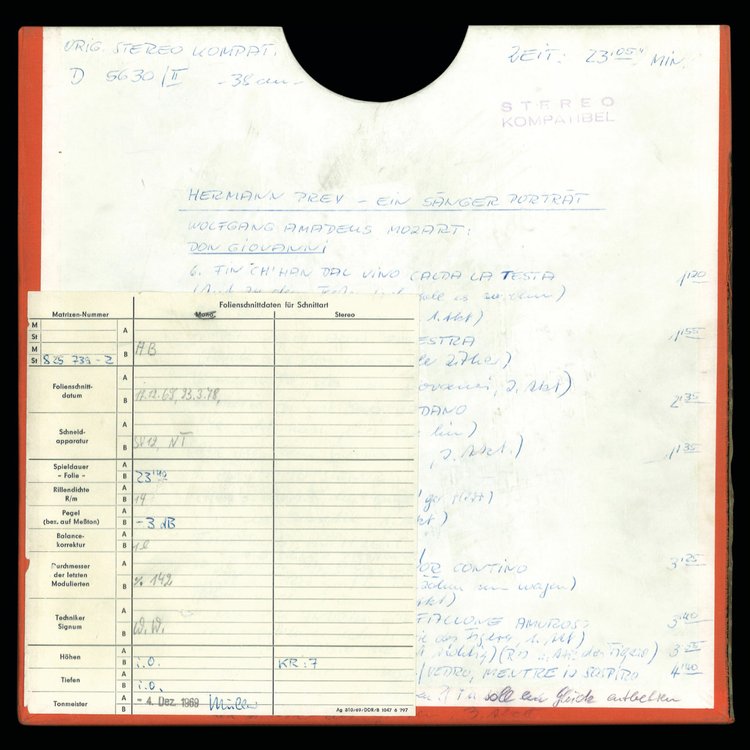 FAMOUS ARIAS FROM MOZART OPERAS WITH HERMANN PREY by Staatskapelle Dresden - conductor: Otmar Suitne