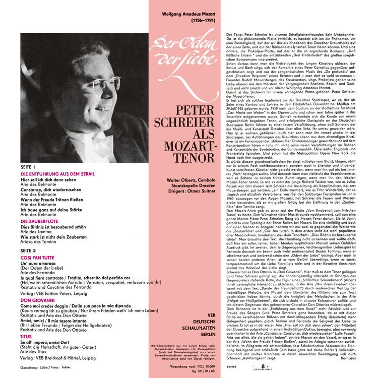 Mozart - Der Odem Der Liebe