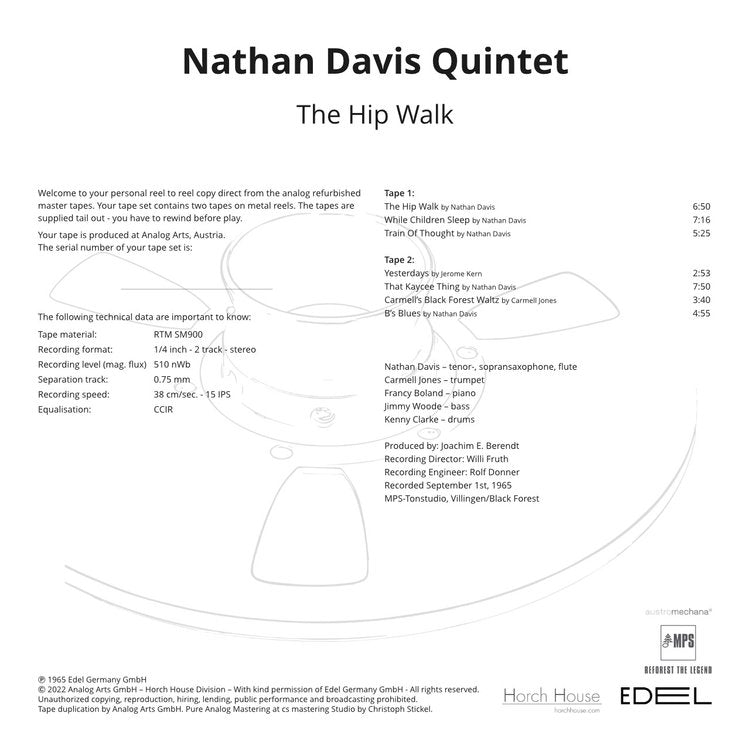 Nathan Davis Quintet - The Hip Walk