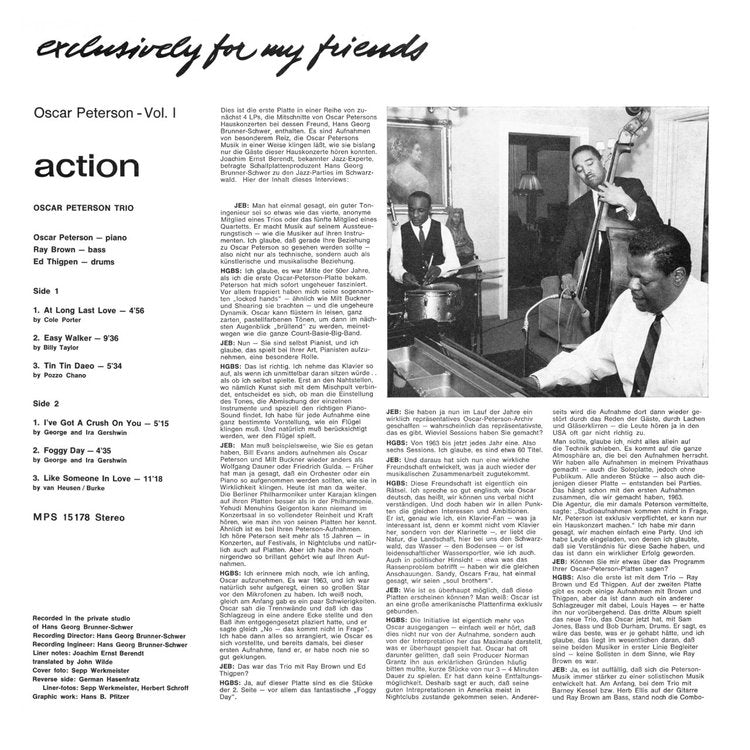 ACTION by Oscar Peterson