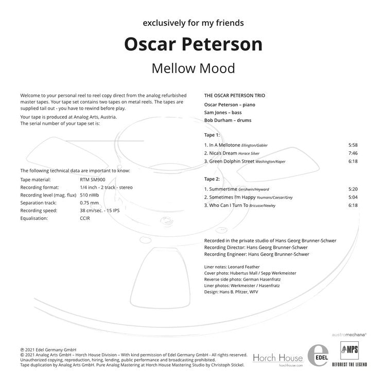 MELLOW MOOD by Oscar Peterson