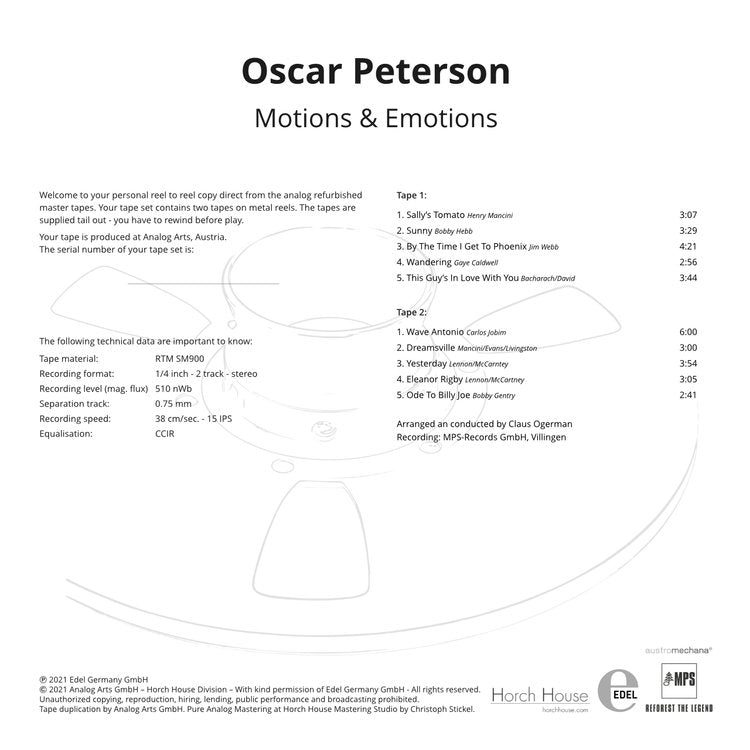 MOTIONS & EMOTIONS by Oscar Peterson