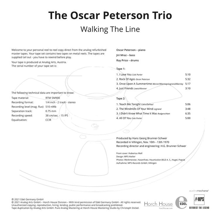 WALKING THE LINE by The Oscar Peterson Trio