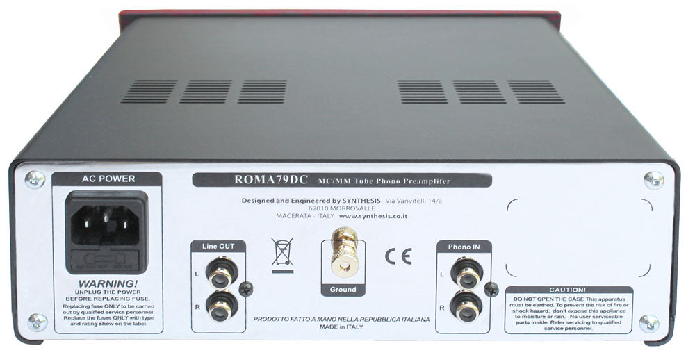 Synthesis Roma 79DC Tube Phono Stage/Riaa  MM-MC