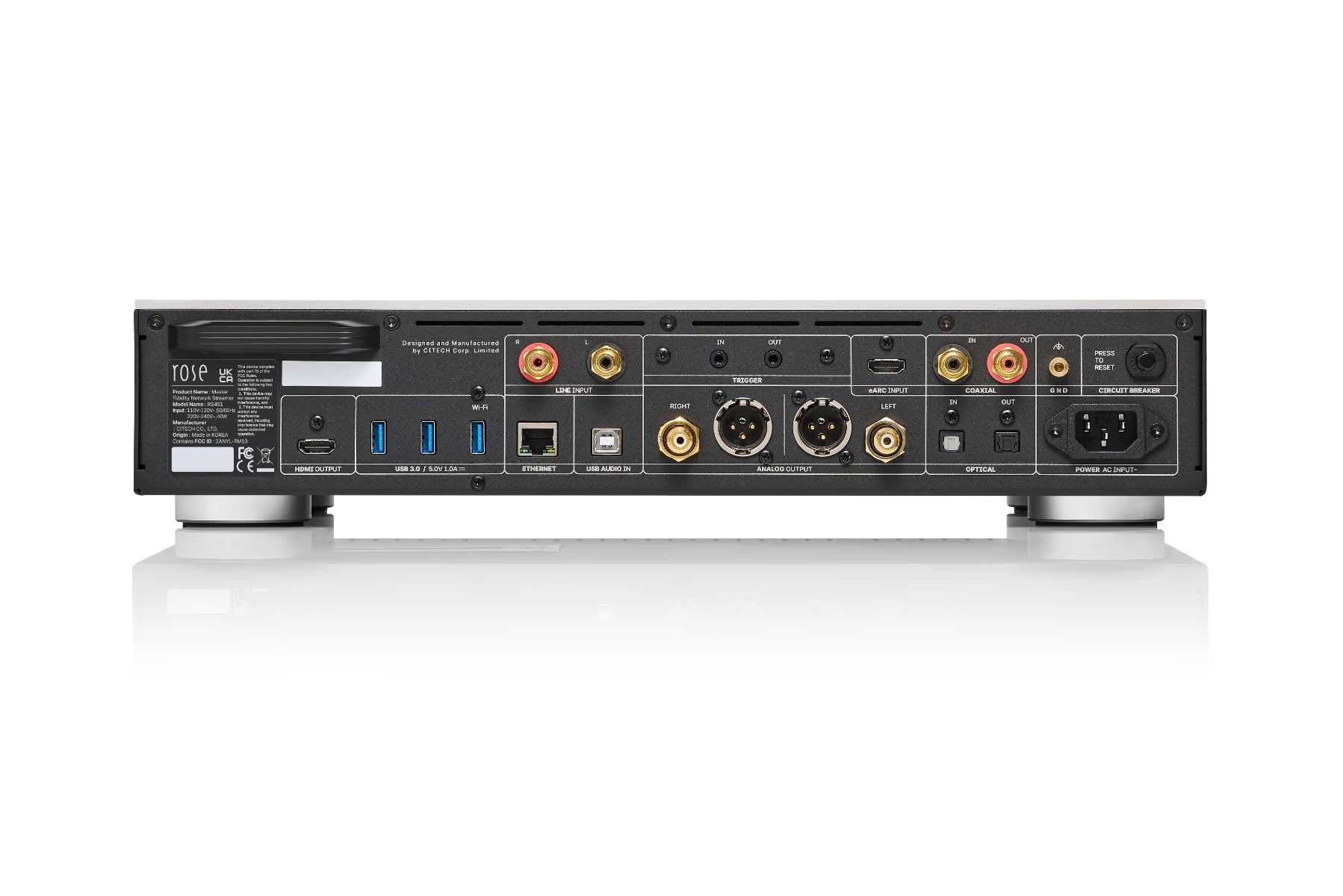 Hifi Rose RS451 Streamer / DAC / Hovedtelefonforstærker