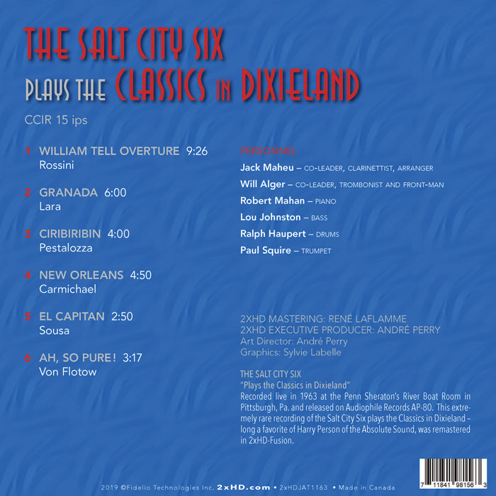SALT CITY SIX - PLAYS THE CLASSICS IN DIXIELAND