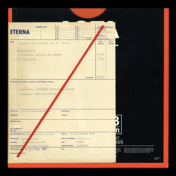 Kurt Sanderling - Dimitri Schostakowitsch Symphony No.5 In D Minor Op.47