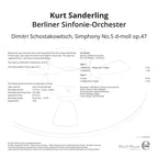 Kurt Sanderling - Dimitri Schostakowitsch Symphony No.5 In D Minor Op.47