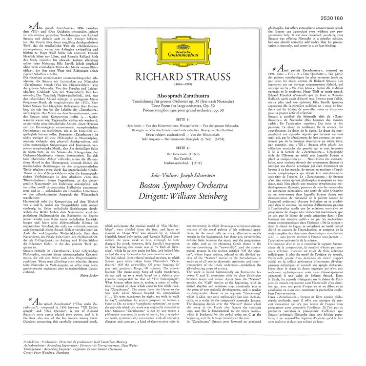 ALSO SPRACH ZARATHUSTRA by Richard Strauss