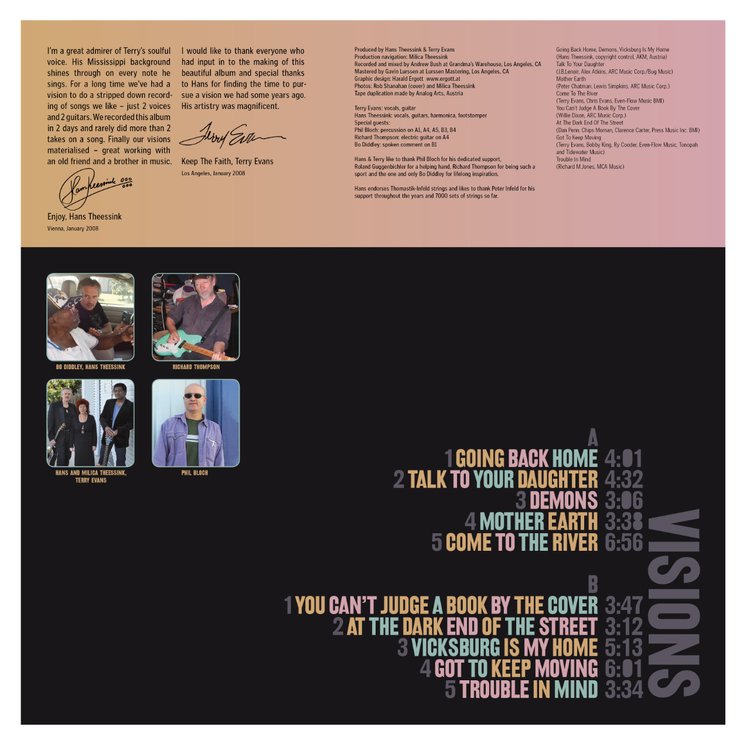 Hans Theessink & Terry Evans - Visions