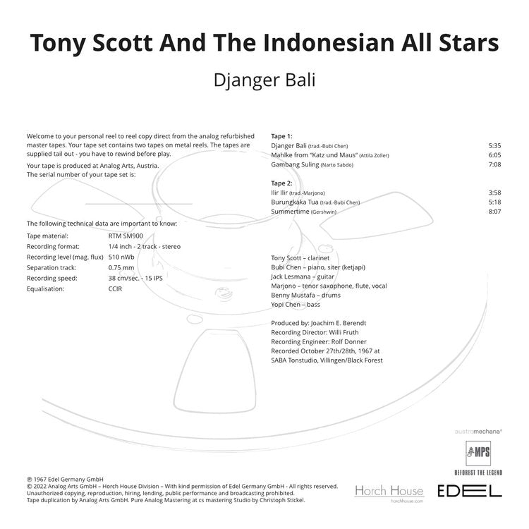 Tony Scott And The Indonesian All Stars - Djanger Bali