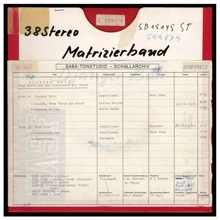 Tony Scott And The Indonesian All Stars - Djanger Bali